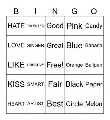 PCCR UNESCO Bingo Card