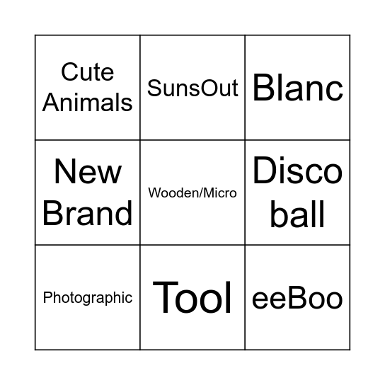 Orange County, CA Puzzlers - Grid Game 3x3 Bingo Card