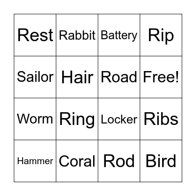 R Bingo Card