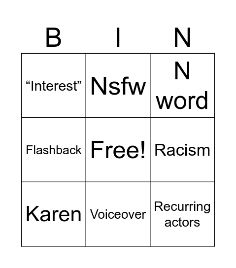 Tomorrows teachings Bingo Card