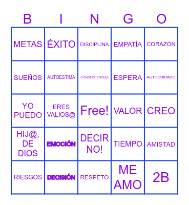 TUTOBINGO Card