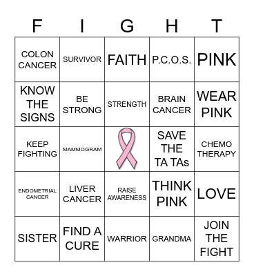 HEATHER STRONG Bingo Card
