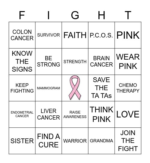 HEATHER STRONG Bingo Card