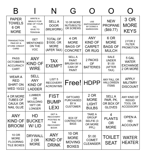 HALLOWEEN BINGO 2025 Bingo Card