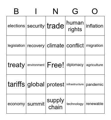 CNN 10 10/8/25 Bingo Card