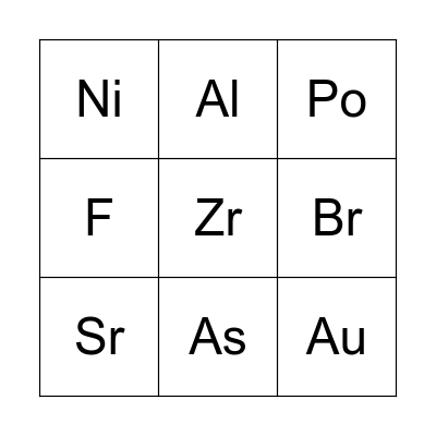 LOTERÍA ATÓMICA Bingo Card