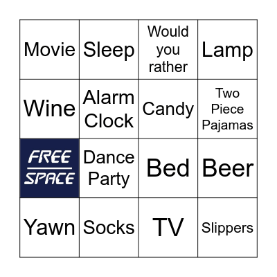 Pajama Day Bingo! Bingo Card