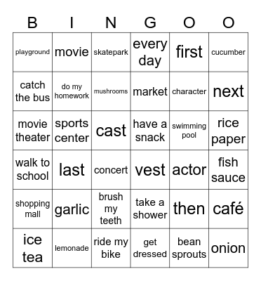 G5_REVIEW U1,2,3 Bingo Card