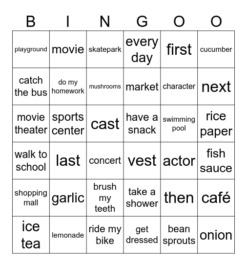G5_REVIEW U1,2,3 Bingo Card