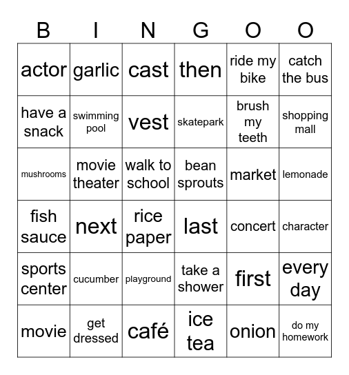 G5_REVIEW U1,2,3 Bingo Card