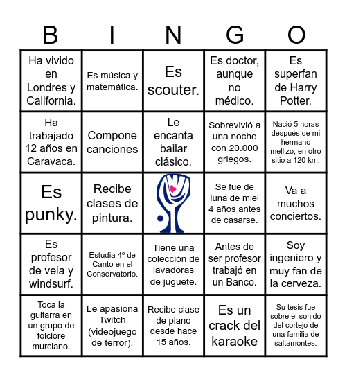 FLORIDABLANCA Bingo Card