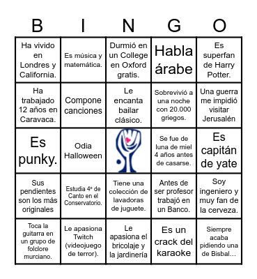 FLORIDABLANCA Bingo Card