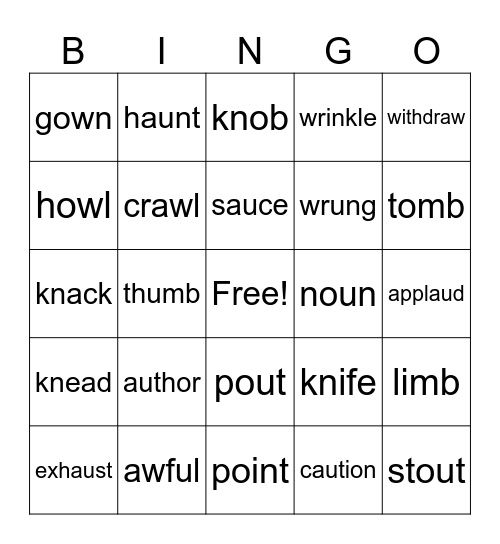 Let's Play BINGO Card