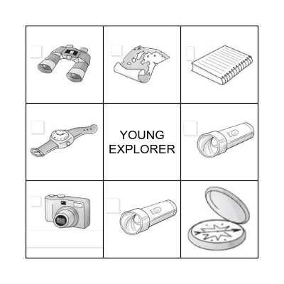 YOUNG EXPLORER Bingo Card