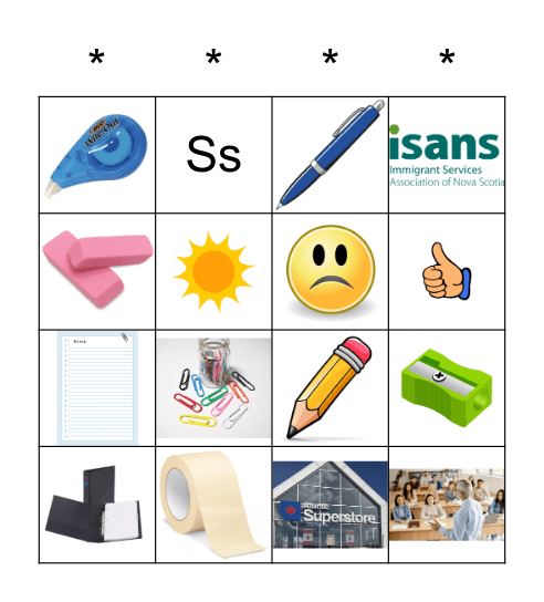 Education Bingo Card