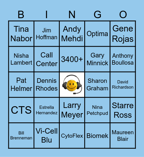 Customer Service Week Bingo !!! Bingo Card