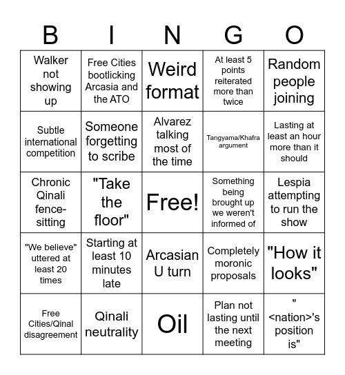 ATO Bingo Card