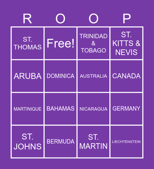 HAPPY 45TH ANNIVERSARY! Bingo Card