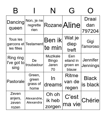 Feest van de jarigen van november Bingo Card