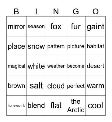 80 1,2 Bingo Card