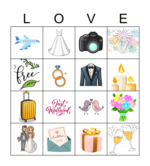 SAM & MADISON Bingo Card