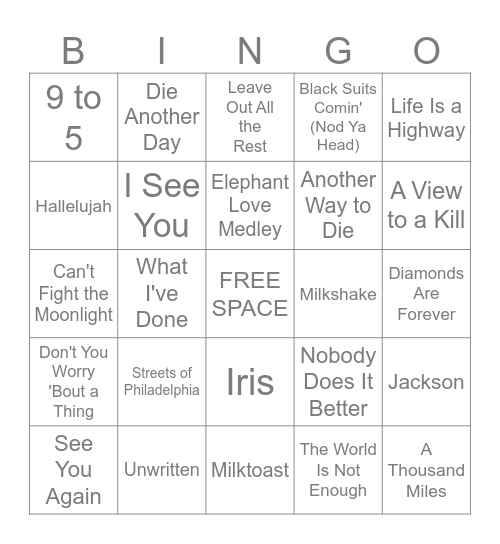 12-8-2025 Bingo Card