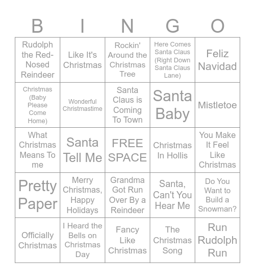 12-22-2025 Bingo Card