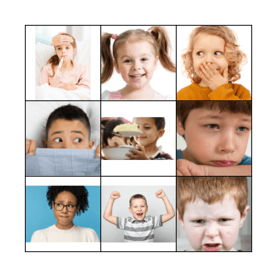 MY FEELINGS Bingo Card