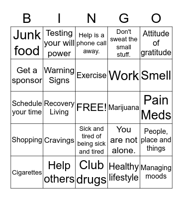 DREAM CATCHERS BINGO Card