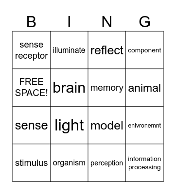 Review Bingo Card