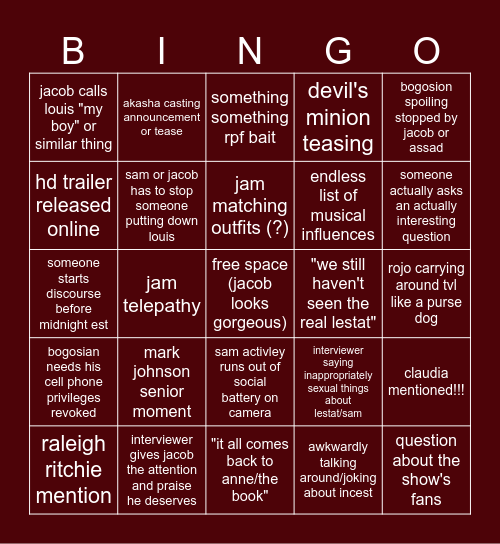 iwtv nycc 2025 bingo Card