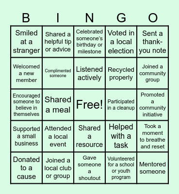 Live with heart: Wherever you go, go with all your heart! Bingo Card