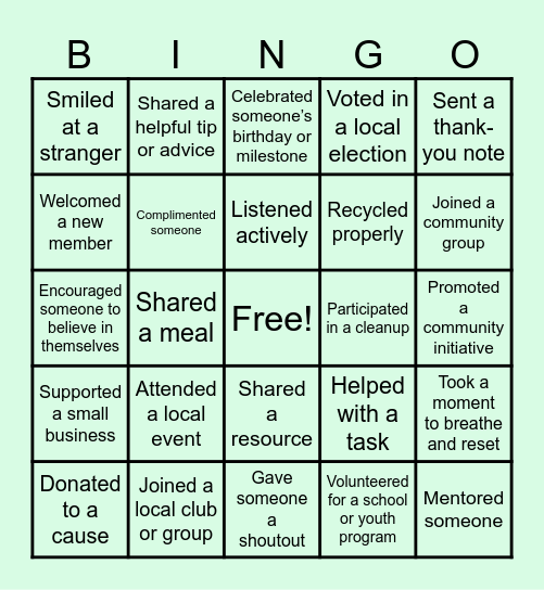Live with heart: Wherever you go, go with all your heart! Bingo Card