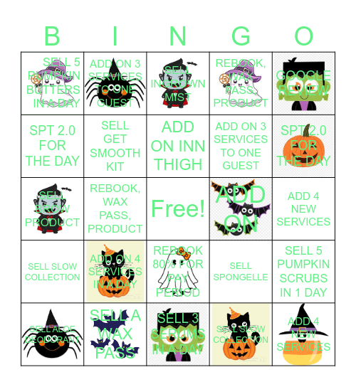 SPOOKY BINGO Card