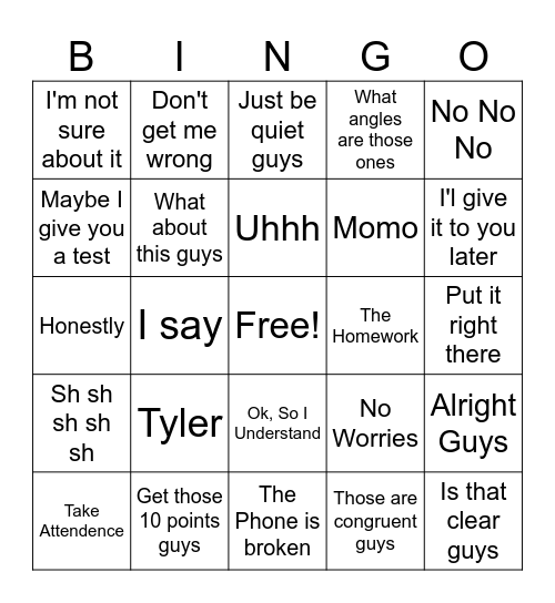 Tellaria Bingo Card