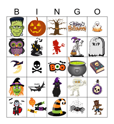 Spooky Bingo - BONUS Bingo Card