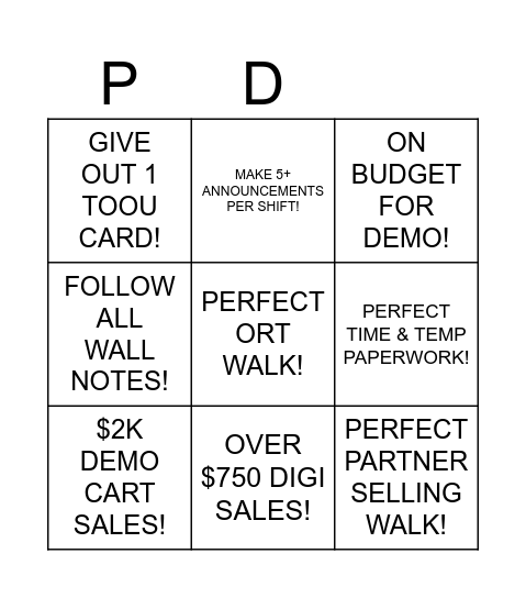 CONNECTIONS PARTNER! Bingo Card