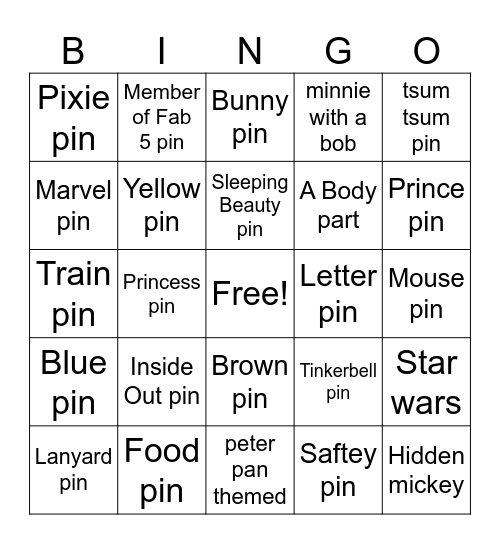 Birthday Bingo Card