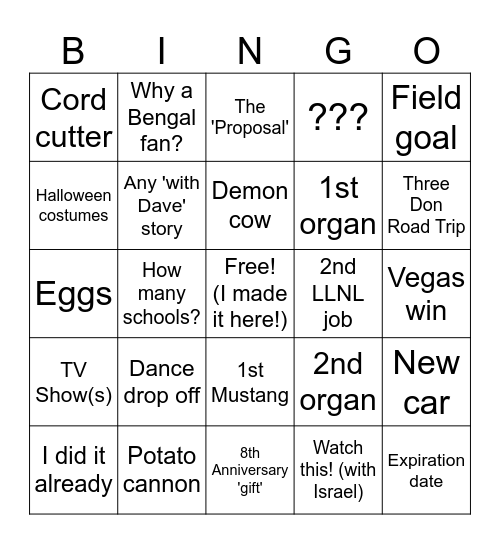 Don Bingo Card