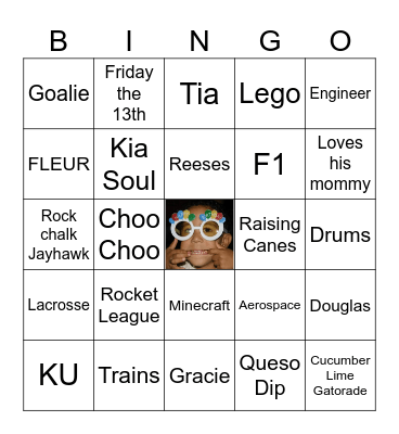 Douglas BINGO Card