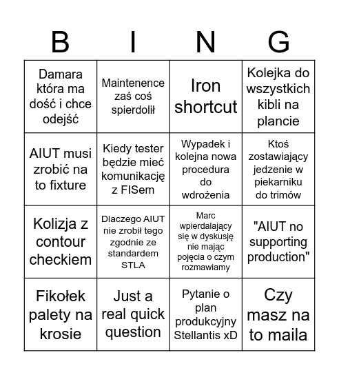 STLA Saltillo Bingo Card