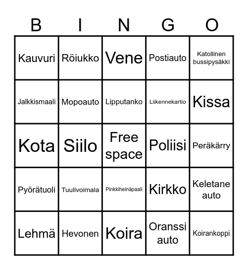 Automatka BINGO Card