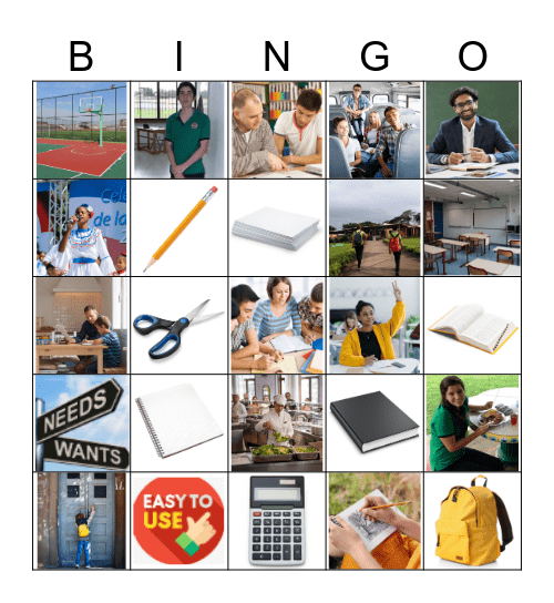 EC1 U2: Así se dice 3 - Mi día típico Bingo Card