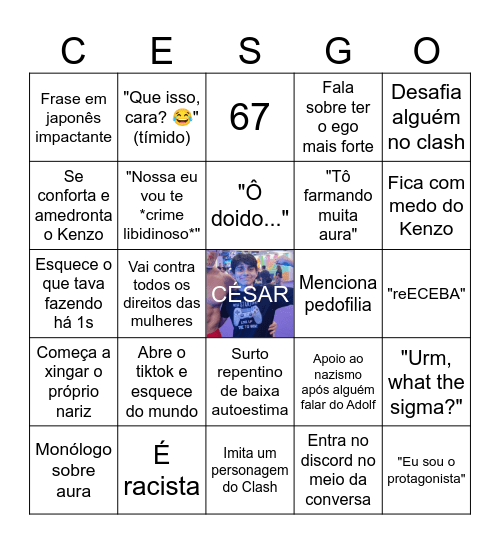 Cesgo Bingo Card