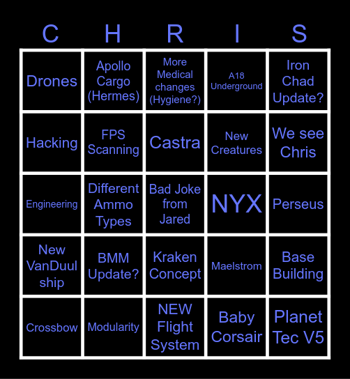 NORDLICHT - CITIZENCON 2955 - BINGO Card
