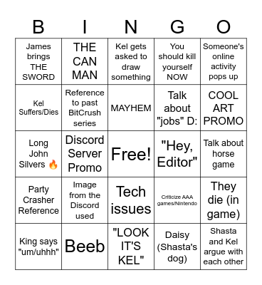 BitCrush Bingo🥤 Bingo Card
