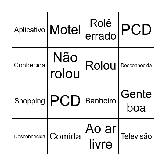 QUE HISTÓRIA É ESSA, MIGUEL? Bingo Card