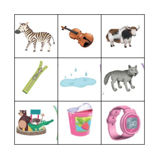 OPW1  Review 4 Bingo Card