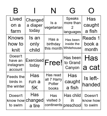 Germantown Better Together Bingo Card