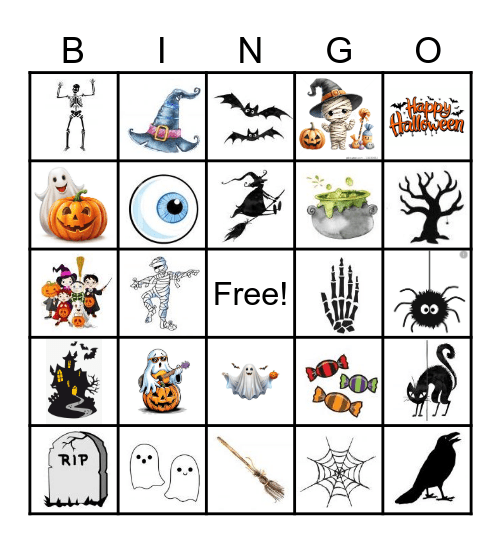 Halloween - BINGO Card